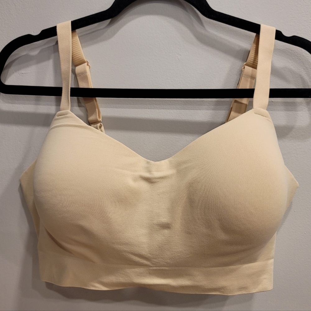 Sz 2XL Chai Truekind Supportive Comfort Wireless Shaping Bra #10210 - Picture 2 of 11
